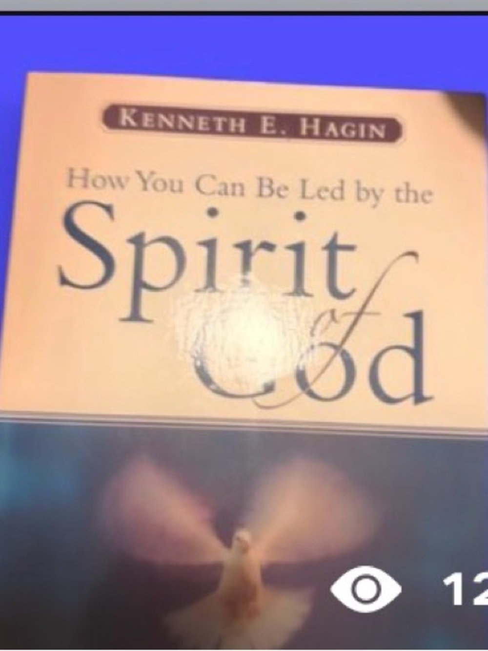 "Spirit of God" Book - Cream Cover